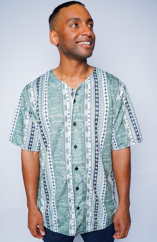 Recycled baseball jersey